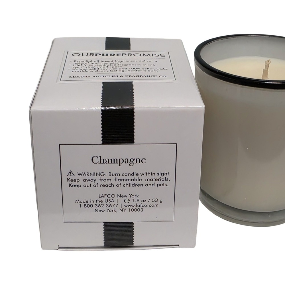 LAFCO New York Penthouse Champagne Fragranced Candle 1.9oz Soy Wax Ginger Citrus - Picture 8 of 8